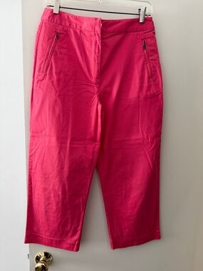 Talbots Hot Pink Cropped Pants